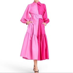 Christopher John Rogers x Target Pink Shirt Dress